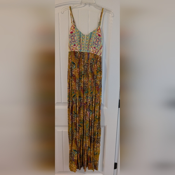 NWOT XS Raga Parkland Anthropologir Maxi Dress - Picture 2 of 5